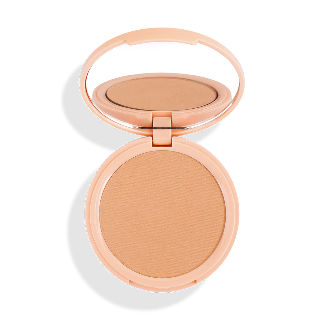 Care-infused mattifying powders