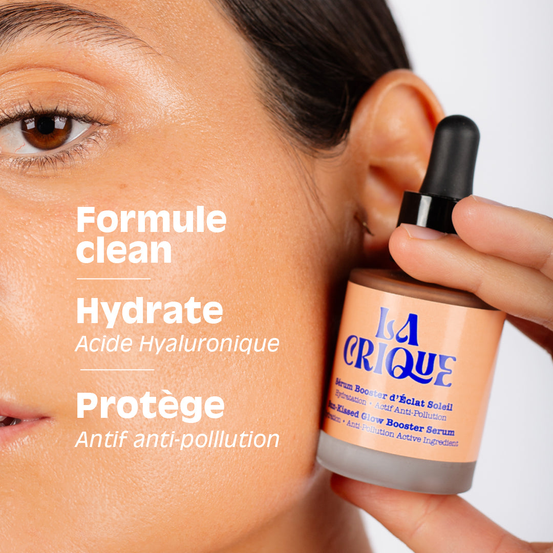 Sérum bronzant visage naturel – Gouttes éclat soleil hydratantes 30ml