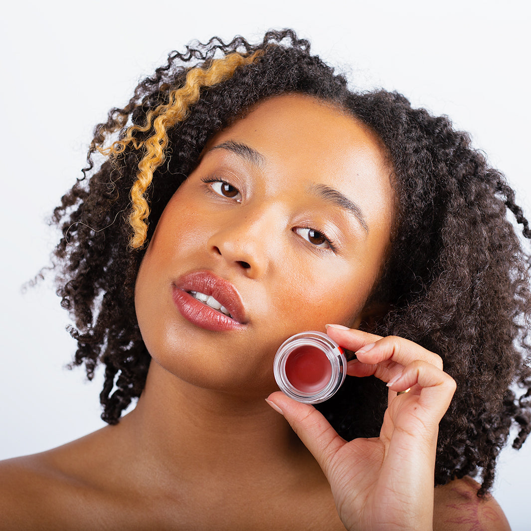 Moisturizing Lip and Cheek Balm Shade 04 Red Brown