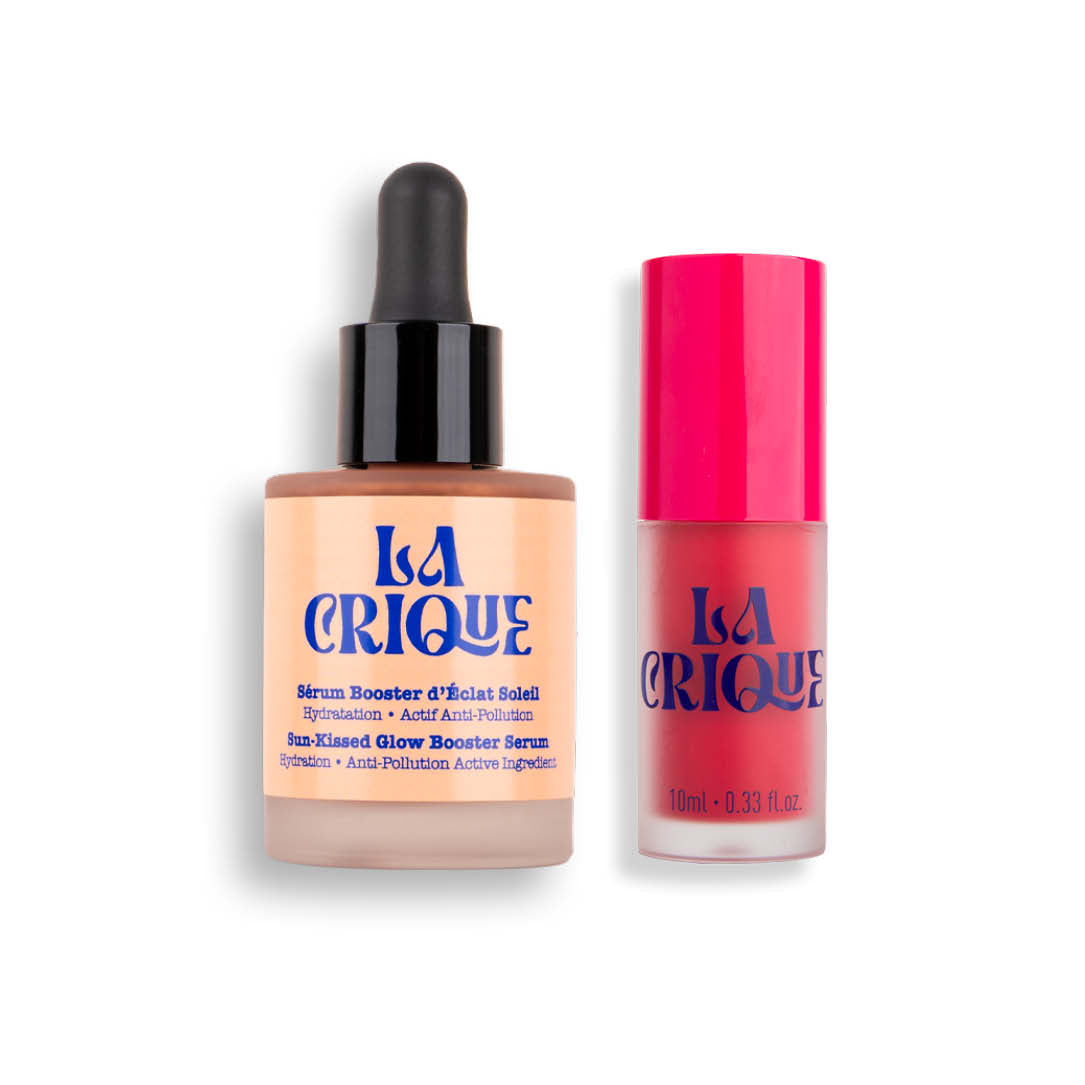 Duo Sérum Booster d’Éclat et Eau à Lèvres | La Crique Beauty