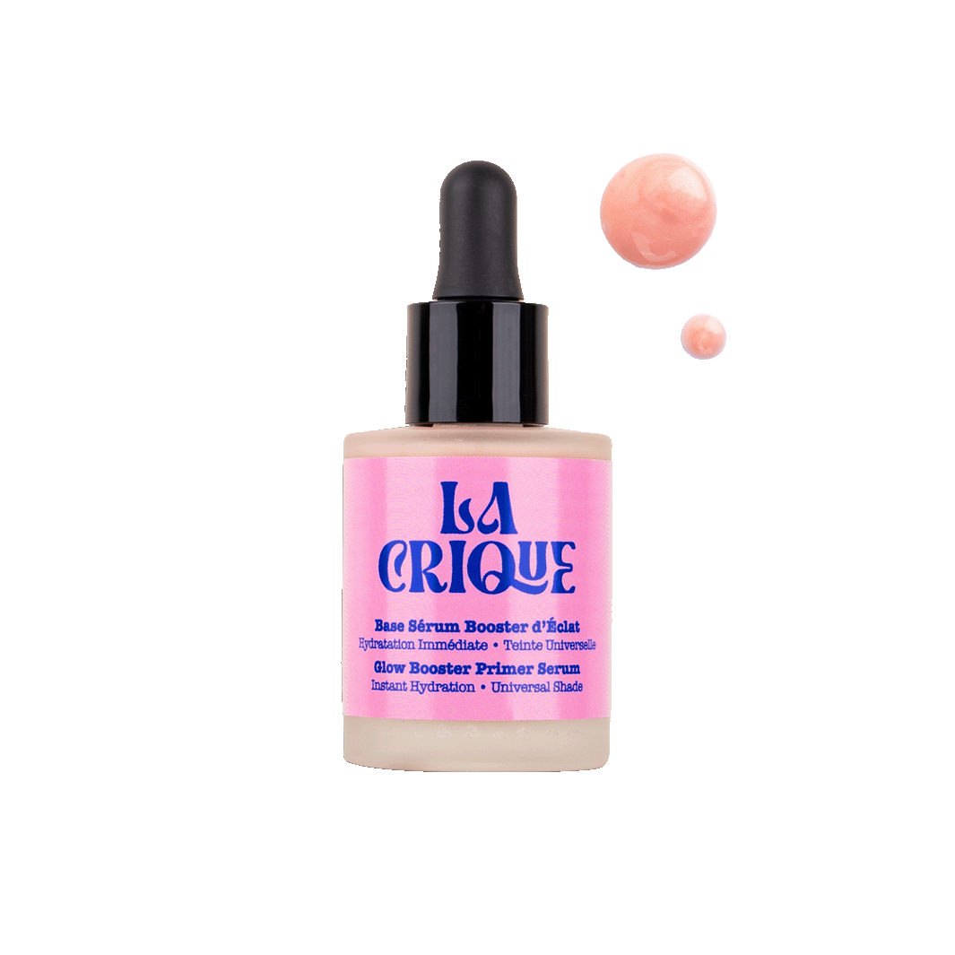 Duo look Full Pink - Base Sérum Booster d'Éclat Hydratante + Baume à lèvres teinté 02 Bois de Rose