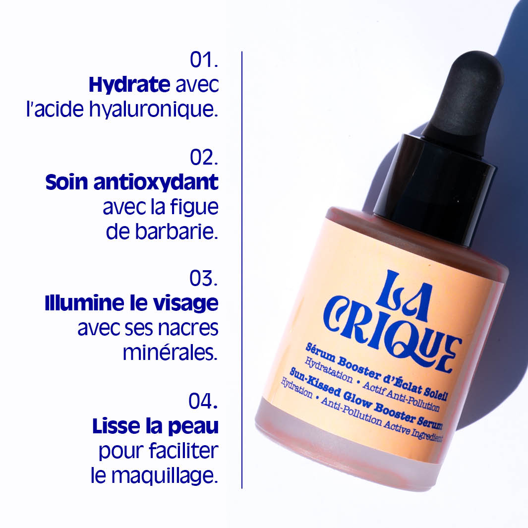 Sérum bronzant visage naturel – Gouttes éclat soleil hydratantes 30ml