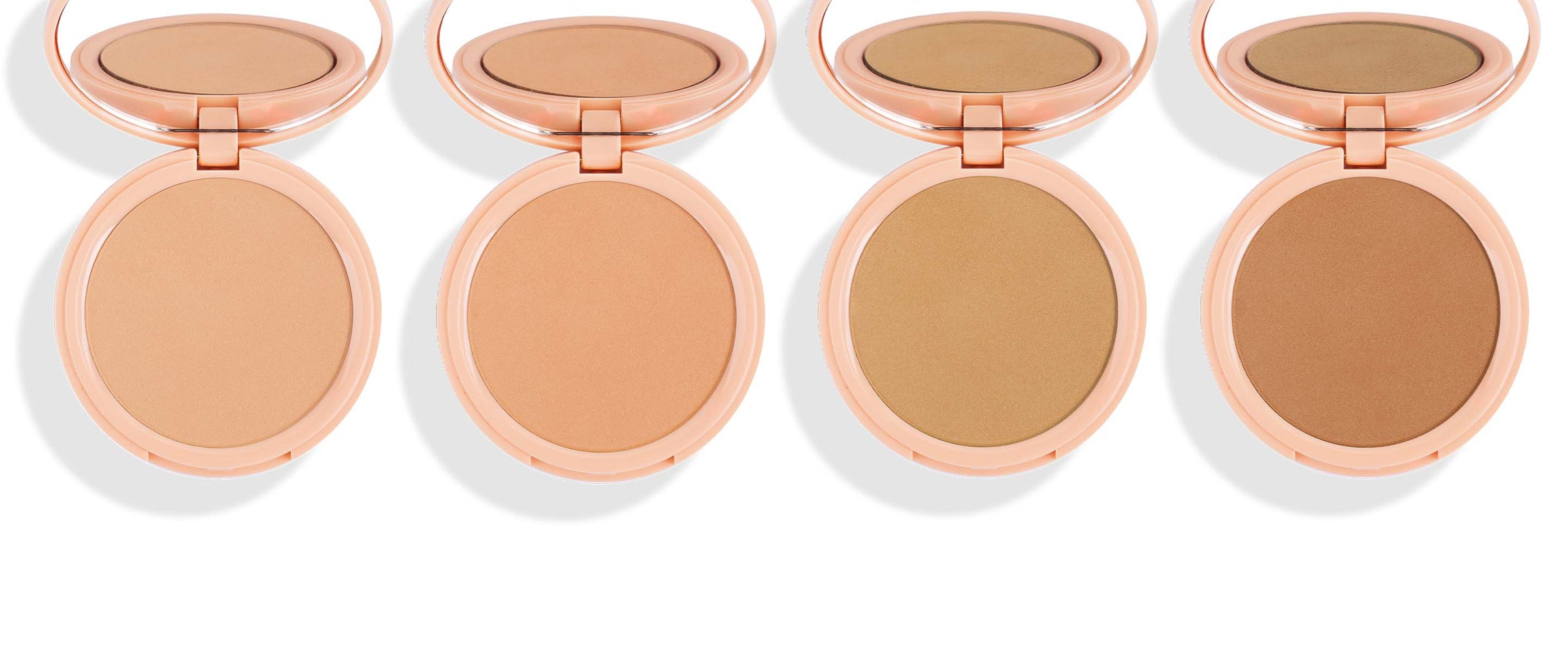 Care-infused mattifying powders